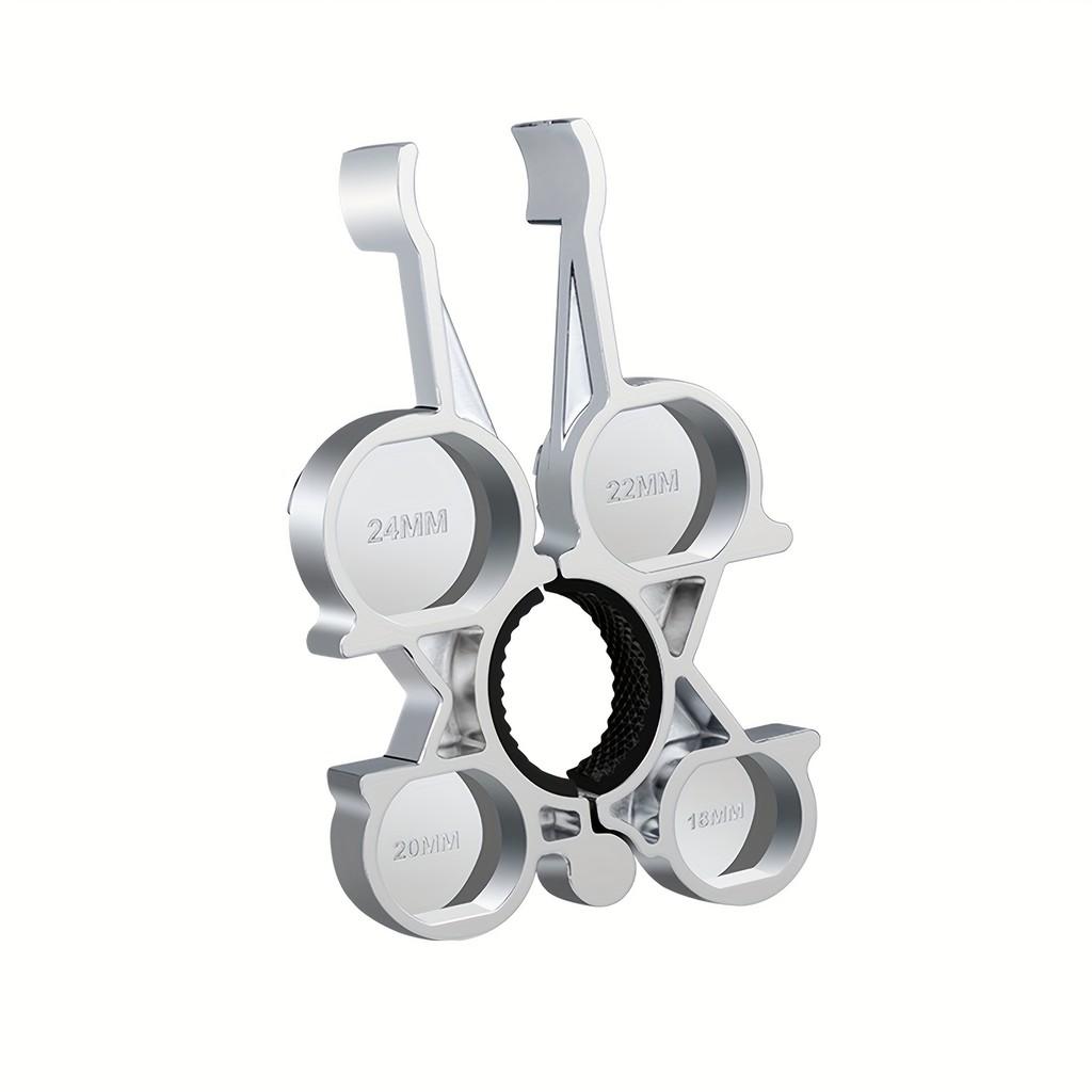 

12-in-1 Faucet Aerator Wrench - Heavy-Duty Metal, Ergonomic Handle, Multifunctional Repair Tool