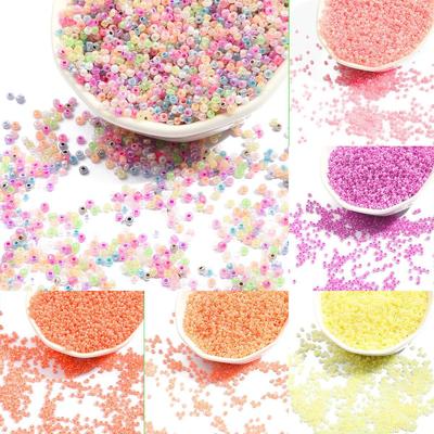 2/3mm Colored Glass Beads for DIY Jewelry Bracelets