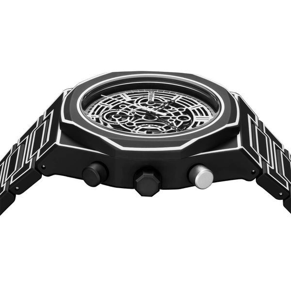 D1 Milano Polychrono Sketch Black Chronograph PHBJ14 Wrist Watch