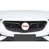 Front Grille Grill Ring Cover Trim Gloss Black 2PCS For Buick Regal 2017-2020