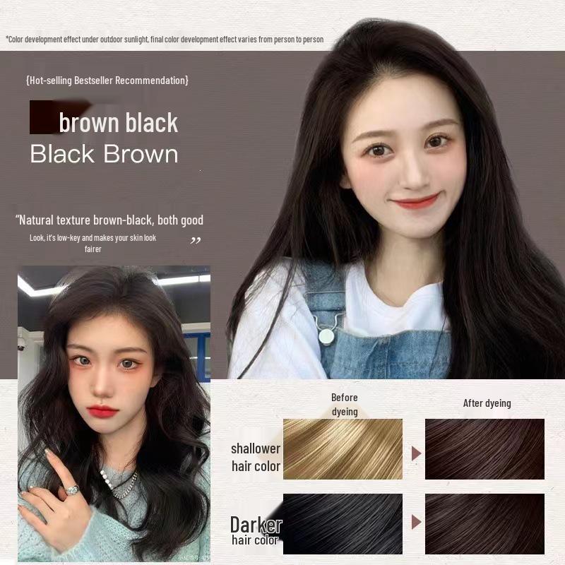 Douyin Bubble Hair Dye: Plant Essence Formula - Gentle on Scalp & Hair