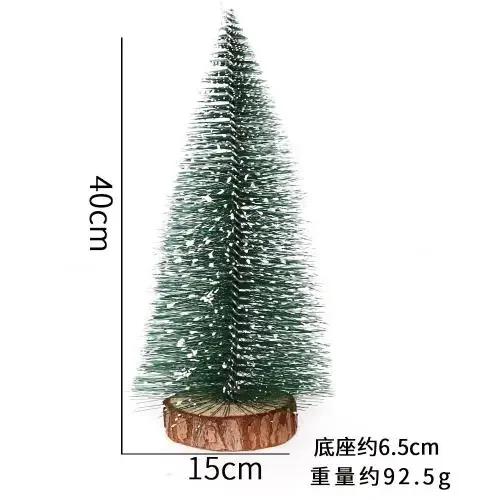 Mini Pine Christmas Tree Artificial Tabletop Decorations Festival Plastic Miniature Trees 2026 New Year Decorations for Xmas
