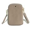 Barcos Women's Vertical Shrink Leather Pochette, One Size, Purple