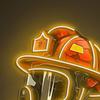 Firefighter Helmet Neon Sign LED Lamp Soft Glow Battery Powered Firefighter Helmet LED Neon Light Wall Art Decoration
