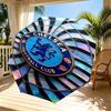 Parasol z nadrukiem Chelsea F.C. Automatyczne otwieranie i zamykanie, Przenośny składany parasol, na zewnątrz, do dojazdów, na wycieczkę kempingową, Idealny prezent urodzinowy