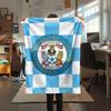 Coventry City FC Printed Flannel Blanket, Soft Throw for Bedroom Sofa, Washable, Christmas Present, Great Gift.