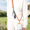 Adjustable Mobile Phone Lanyard with Storage Hole Anti-Lost Crossbody Phone Strap Soft with Patch Neck Rope