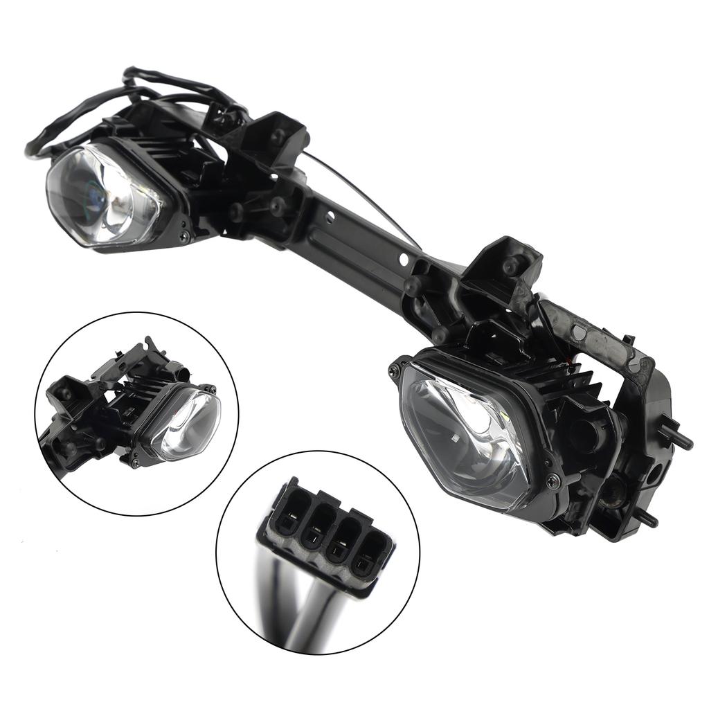 Front Headlight Grille Headlamp Led Protector Clear For Yamaha Yzf-R6 2017-2023