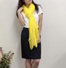 Scarf Silk Large 195 x 135cm Sunflower Plain Rectangular Large Silk UV Protection Chiffon Natural Material Thin Stole Washable Silk UV Protection