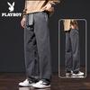 Men's Cotton Loose Straight Casual Pants