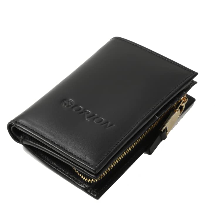 

Кошелек World Bifold с большим подарочным отделением для монет [Orion Selection] (Коровья кожа/Двойное сложение/Черный) Кошелек, Компактный, Вместительный/Мужской, Женский, Пара/Подарок,