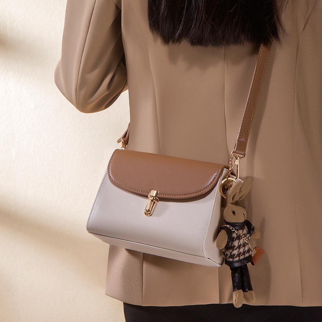 Premium Bag Women'S Trendy Fashion Messenger Bag Women'S Versatile Women'S Small Square Bag Color Matching Shoulder Women'S Bag
