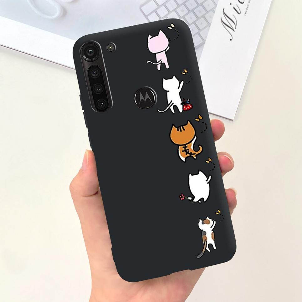 Für Motorola Moto G8 Power / G9 Power / G9 Play Rückabdeckung Coole Cartoon Mode Handyhülle Weiches Silikon Hülle MOTOG8 Power Etui