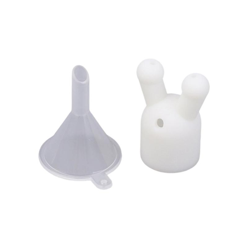 Portable Leakproof Essential Oil Inhaler Cap Small Perfumes Inhaler Dispenser Lids Funnel Set for Women and Men