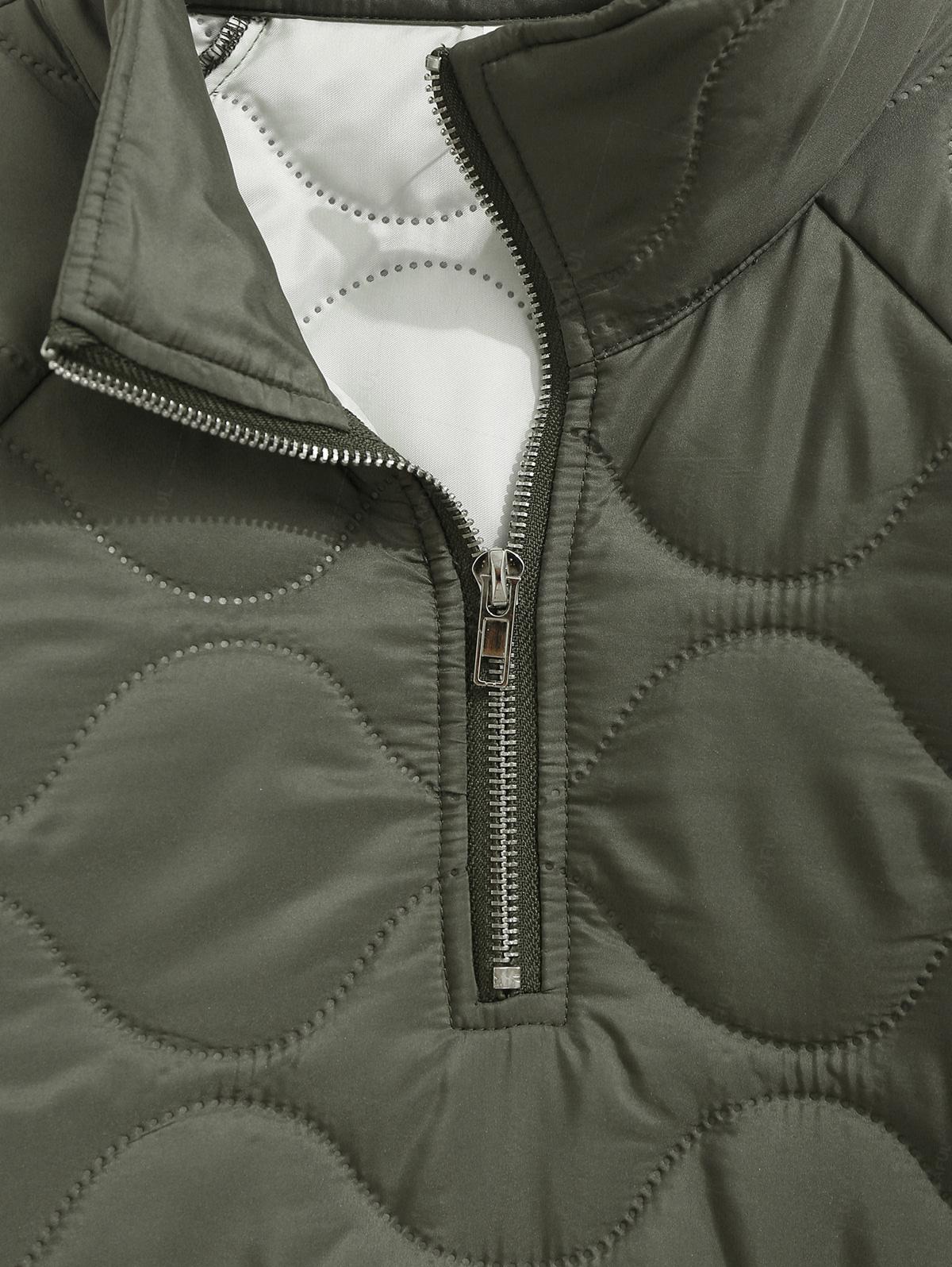 ZAFUL Мужская повседневная куртка с воротником-стойкой и рукавами реглан — фото 4