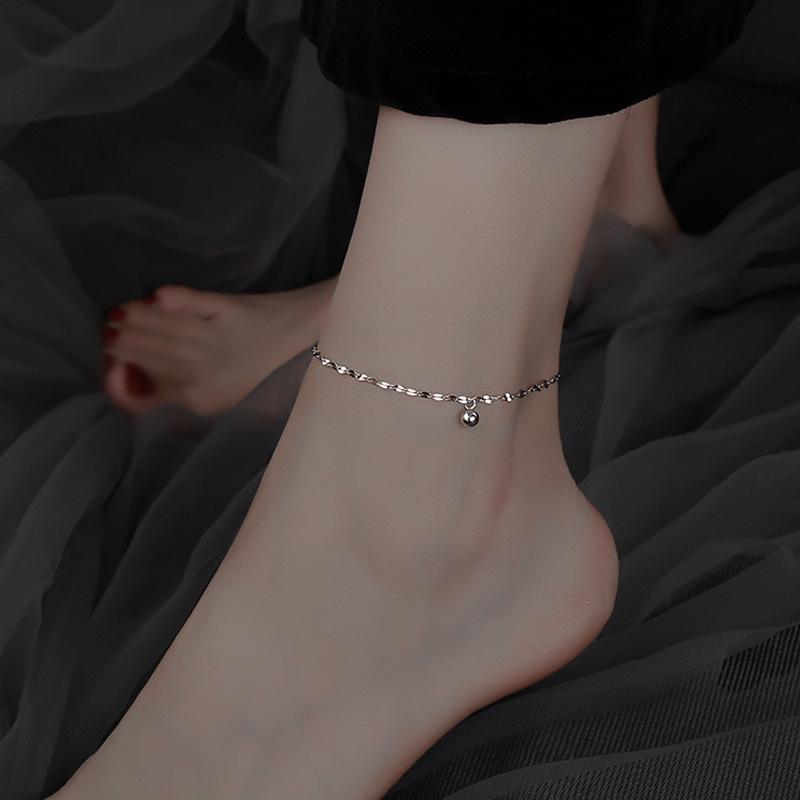 Retro Exotica: Multi-Layer Metal Tassel Anklet for Women, Cos Court Style Foot Jewelry