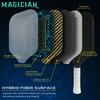 HOOWAN MAGICIAN 16MM Pickleball Paddles Kevlar Carbon Piackleball Rackets Professional Carbon Fiber T700 Edgeless Pickle Ball Racket Rough Surface