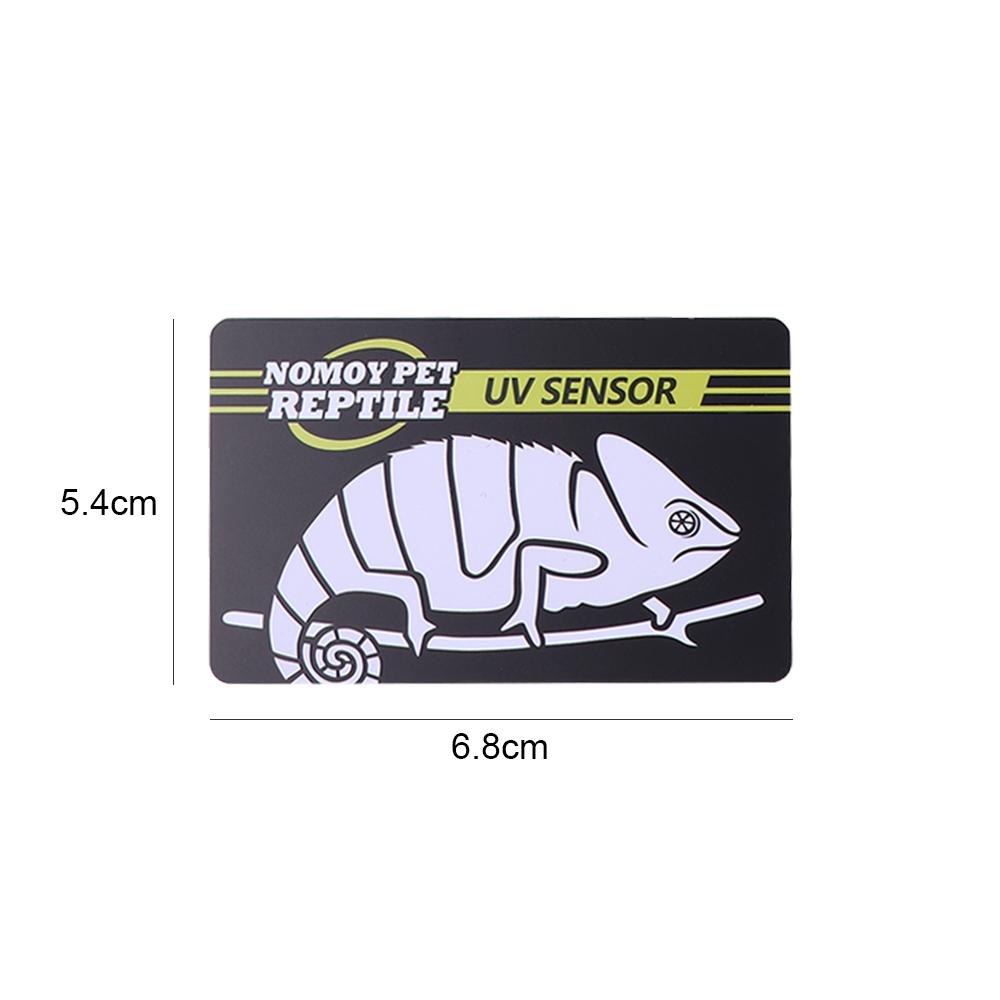 10 Seconds Quick PVC UVB Test Card UVB Card Indicator UV Detector Sensor Lamp Life Tester Meter