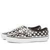 Vans Authentic 44 Leather Check Vibram Fashion Comfortable Durable Lightweight Low-Top Skate Shoes Unisex Sneakers Black VN000DCNBZW1