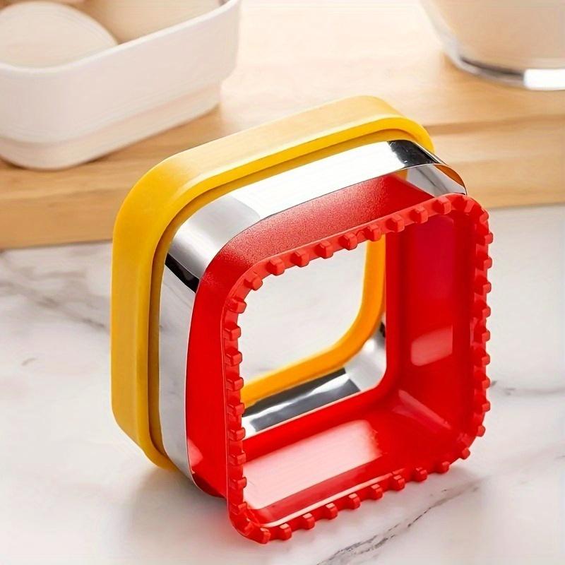 Sandwich Cutting Machine and Sealing Machine, Stainless Steel and Plastic Biscuit Cutting Machine, Square Pastry Cutting Machine