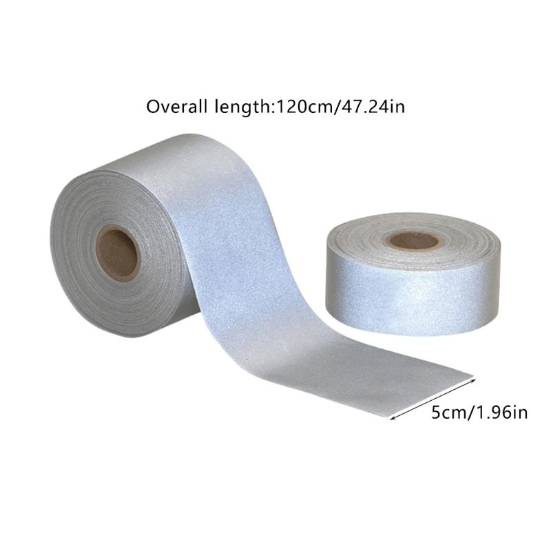 10M Reflective Fabric Tape High Visibilities Safety Strips for Night Use Polyester Materials