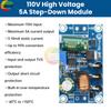 DC-DC Buck Converter Module 10-110V To 4.5-47V Adjustable Output 5A Low Ripple High Precision Power Supply