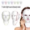 192 LEDs Face Neck Mask 7 Colors Red Light Beauty Device Rechargeable