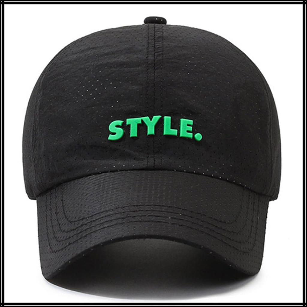 CZA101 [White Fang] Cap, Hat, Mesh, Running, Sports, Breathable, Casual, Men's, Women's, (Khaki)