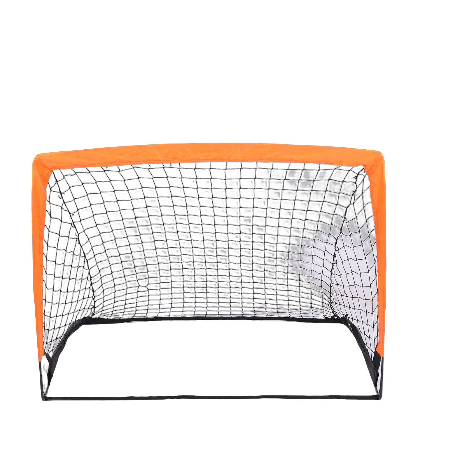 Kids Soccer Goal 450D Oxford Fabric Foldable Portable Practice Soccer Goal with 8mm Fiberglass Poles for Backyard
