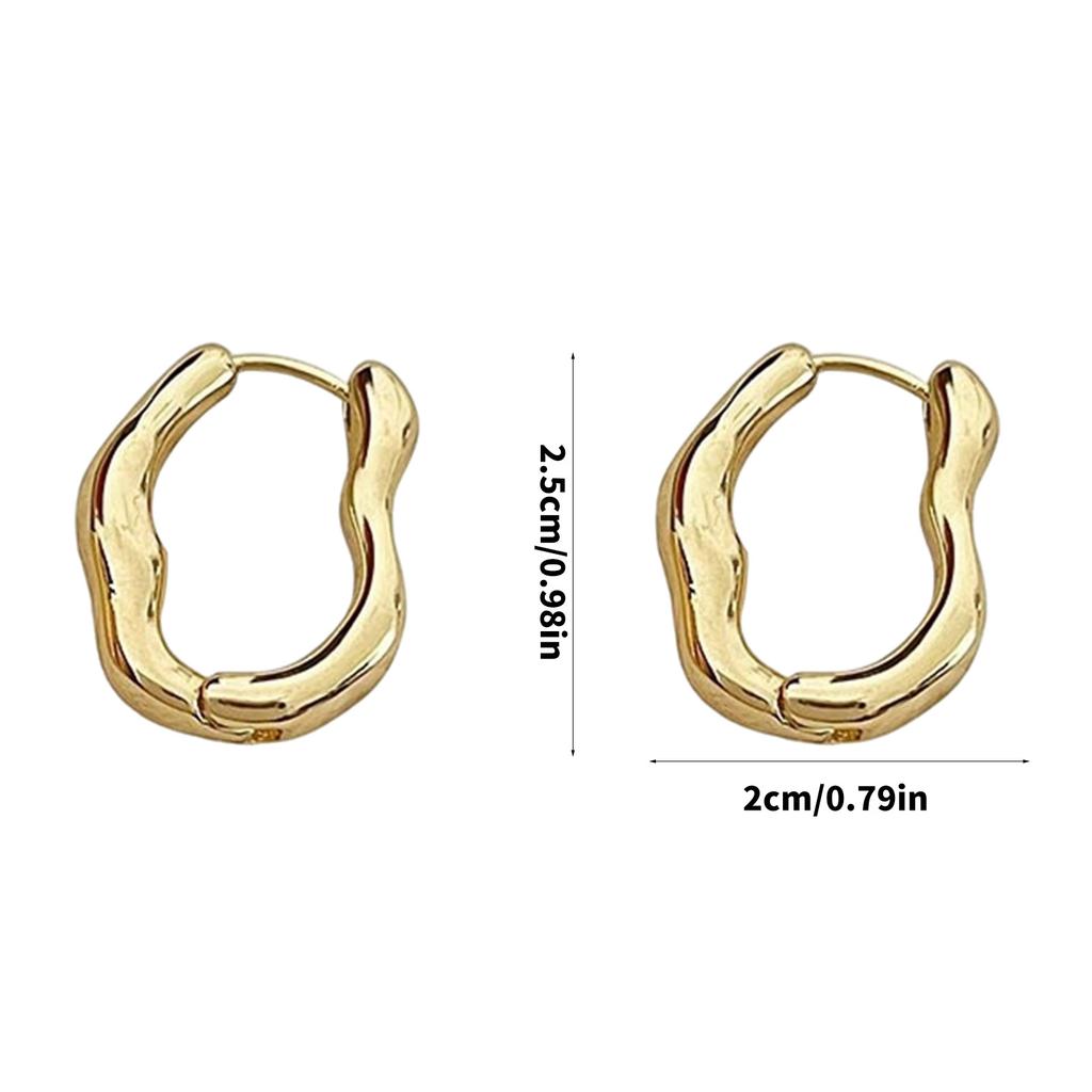 Elegant Geometric Charm Ear Clips for Modern Women Fashionable U-shaped Earrings Handmade Daily Wear Accessories