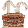 TIFICY Women's Fashion Casual Summer Spring Rhombus Print Sleeveless Suspenders High Waist Trousers Jumpsuits & Rompers