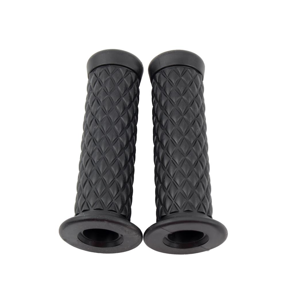 Universal Retro Motorbike Rubber Handle Grips Scooter Accessories For Harley Cafe Racer Yamaha Motorcycle Pit Bike Grip
