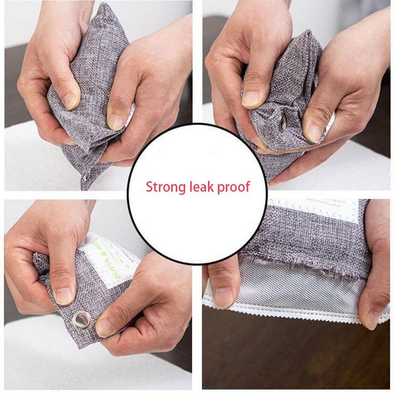 Two Bags Of Household Bamboo Charcoal Bag For Dehumidification Sterilization Deodorization Activated Natural Bamboo Charcoal Bag