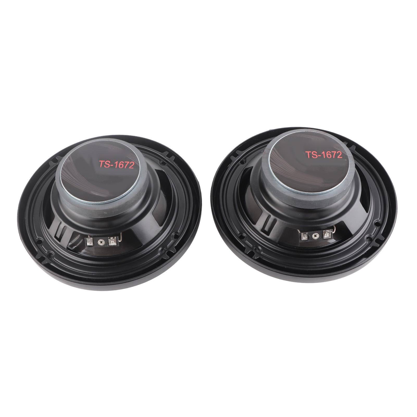 

2 шт. 6-дюймовый коаксиальный динамик Отличное качество звука Универсальный высокомощный автомобильный стереодинамик