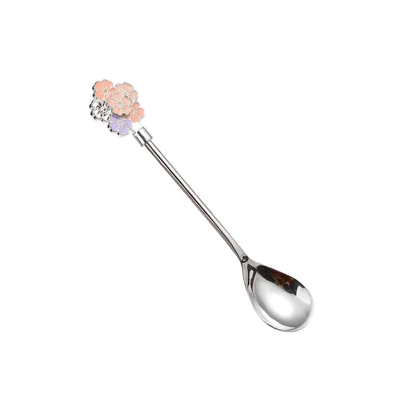304 Stainless Steel Cherry Blossom Stirring Spoons