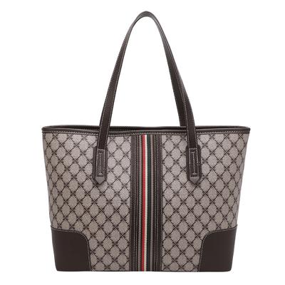 New Korean Fashion Printed Tote Bag Large Capacity Shoulder Bag Simple Handheld Women's Commuter Bag