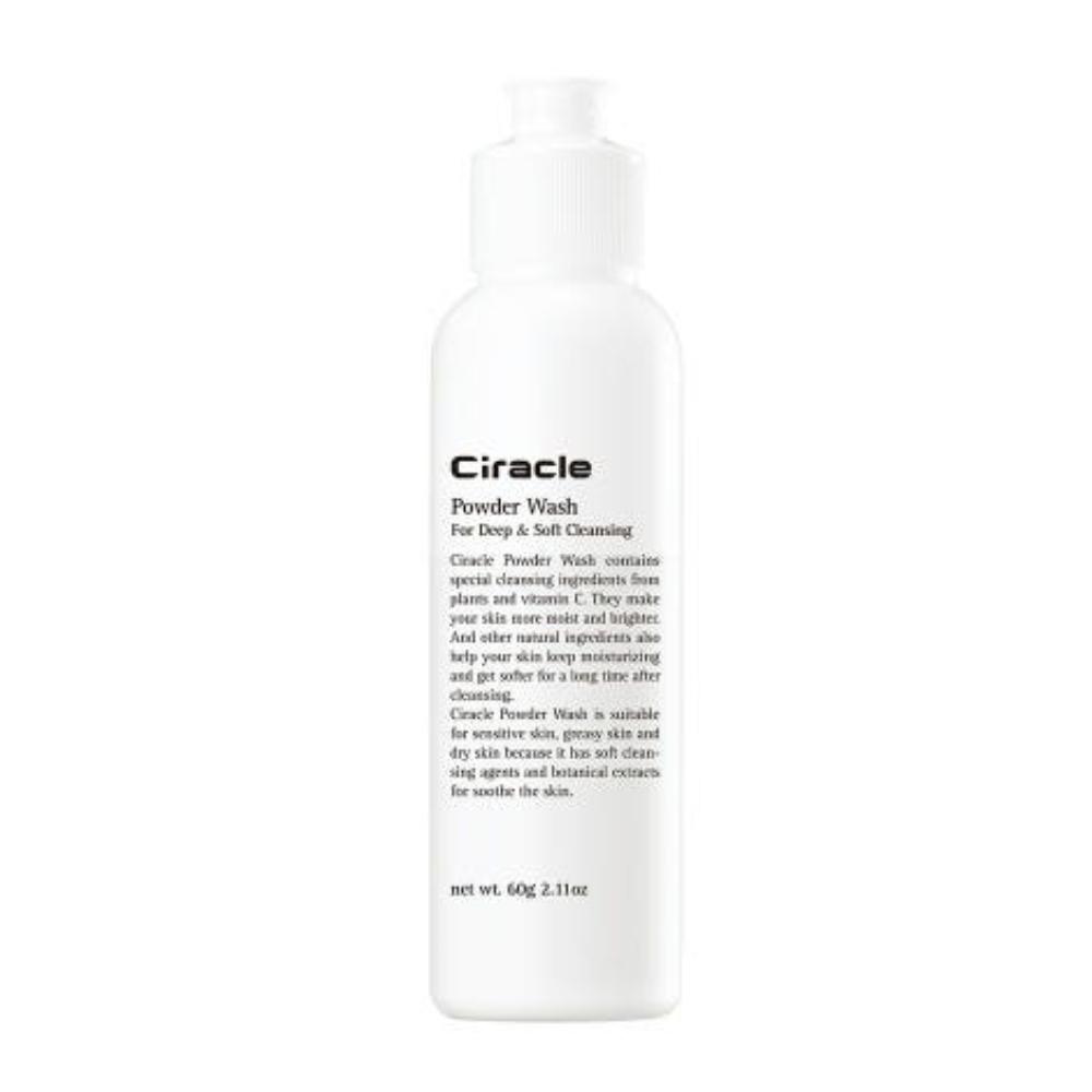 Ciracle Powder Wash 60g - Papaya Enzyme & Vitamin C Exfoliating Cleanser
