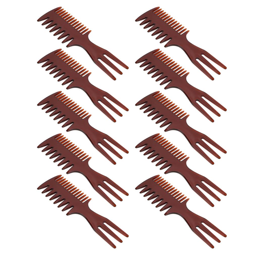 10pcs Styling Hair Comb Portable Compact Ergonomic Styling Round Edge Wide Teeth Comb for Men Boys