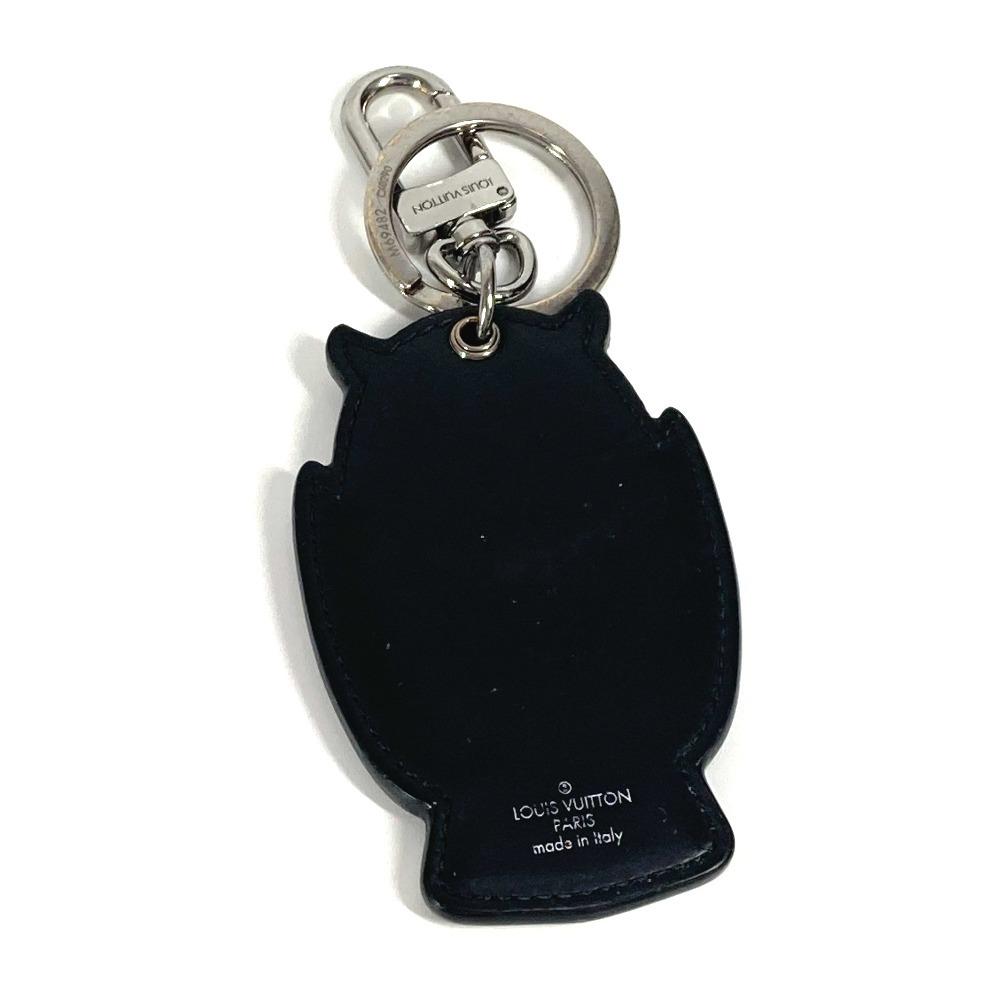 Louis Vuitton M69482 MonogramEclipse Porte Cles-Oulu Bag Charm Owl Key Holder