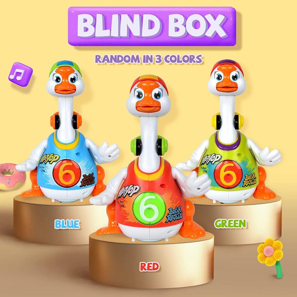 EastSun Baby Hip Hop tanzende musikalische Gans Spielzeug singend krabbelnd gehend Ente Spielzeug für 12 18 Monate Kleinkind Geschenk für 1 2 Jahre alte Jungen Mädchen