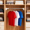 Barra de Cabide Prateleira Resistente Hastes Organizadoras Retráteis Para Armário Para Roupas Para Secagem de Roupa Roupeiro Armazenamento Quarto