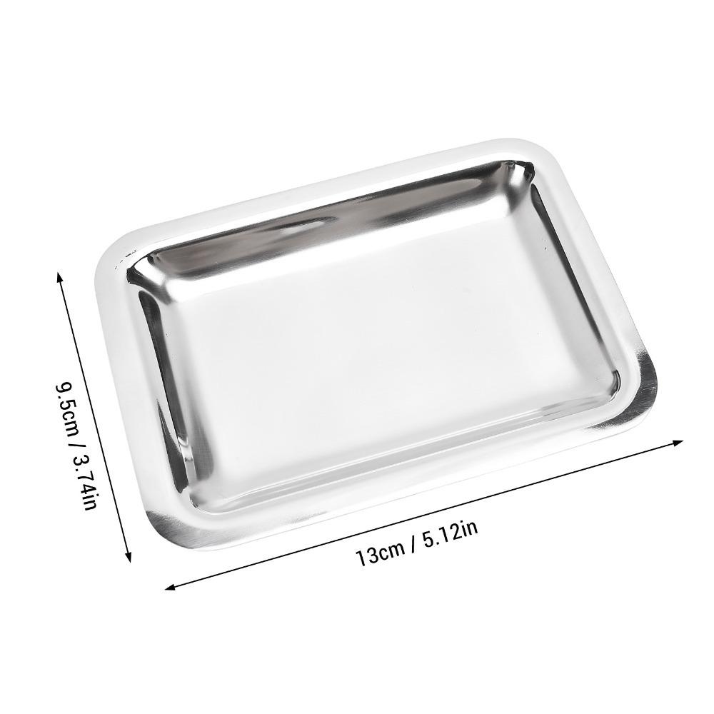 Thickened Stainless Steel Snack Plate Stainless Steel Dessert Plate  Home Kitchen