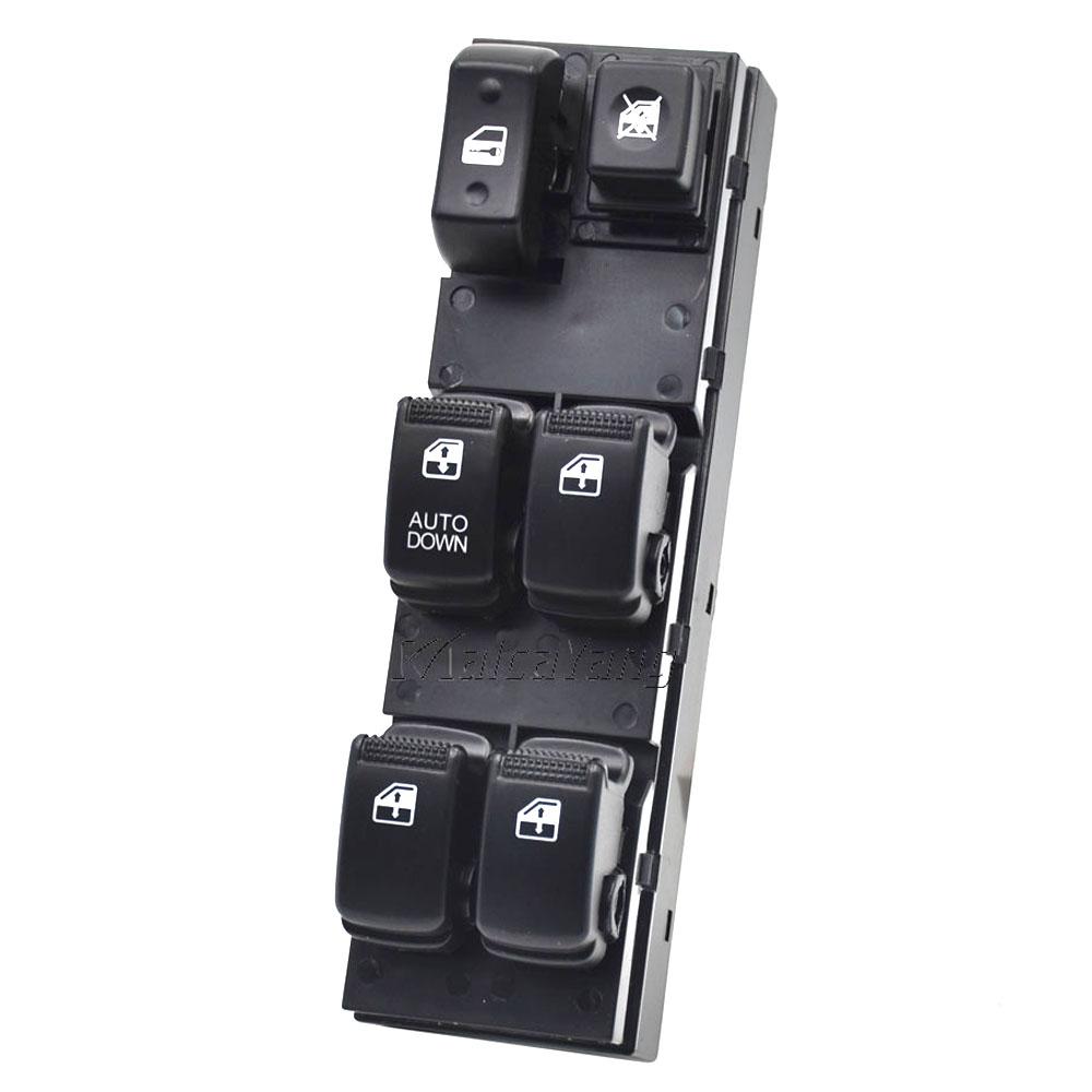 For Hyundai Tucson 2004 2005-2009 2010 Driver Side Electric Power Master Window Lifter Switch 93570-2E000