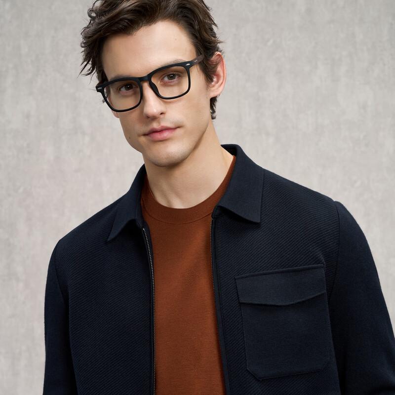 EMZ Men's Padded Lapel Jacket