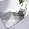 Diatomite Leaf Bath Mat Foot Mat Non-slip Bathroom Rug Absorbent Bath Carpet Quick Drying Shower Toilet Bathtub Doormat Washable