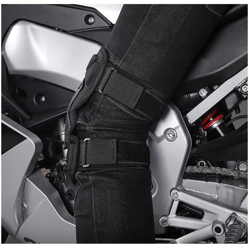 Motorcycle Knee Pads Protective Gear Riders Winter Windproof Warm Cycling Safety Equipment Adult Black
