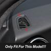 Car Dashboard Side Air Outlet Frame Decoration Carbon Color Sticker For Mercedes Benz C Class W205 GLC X253 2015-2018 LHD RHD