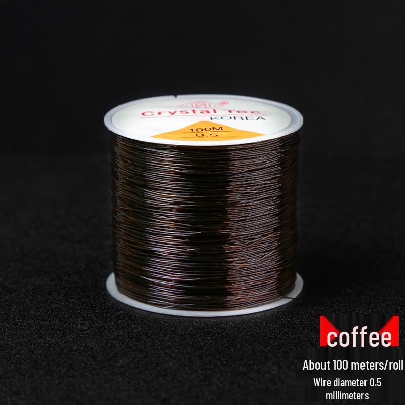 

Прозора еластична шнур-браслет для DIY бісероплетіння, зносостійка кришталева нитка для ручного виготовлення буддійських намистин та проектів Венвань