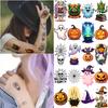 54pcs Temporary Tattoo Witch Temporary Tattoo Stickers Cauldron Eyeball Cartoon Spider For Men Women Arms