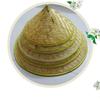 Retro Bamboo Rattan Cone Hat Handmade Weave Straw Fisherman Hat Rain Dance Props Sunshade Plastic Bamboo Bucket Hat